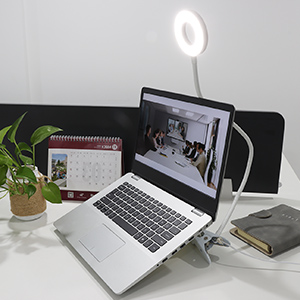 LED Desk Ring Light with Clamp 4-4
