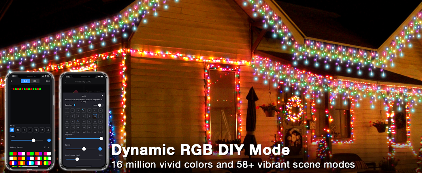 dynamic icicle lights diy