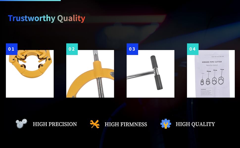 H6 Hinged Pipe Cutter 4" - 6"