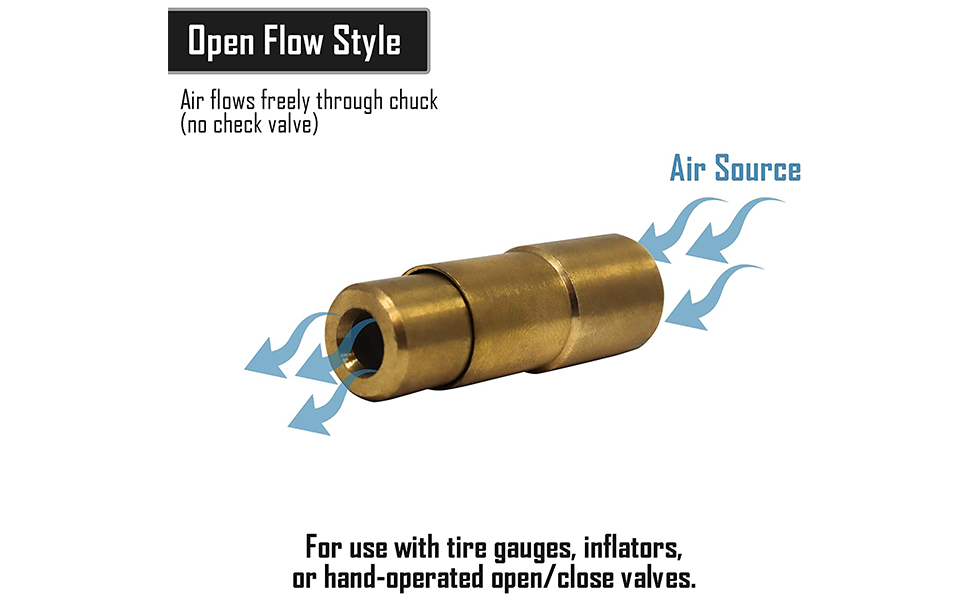 JACO Bike Presta Valve Tire Air Chuck 1/4" NPT (2 Pack