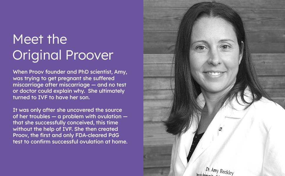 Proov confirm pregnancy ovulation