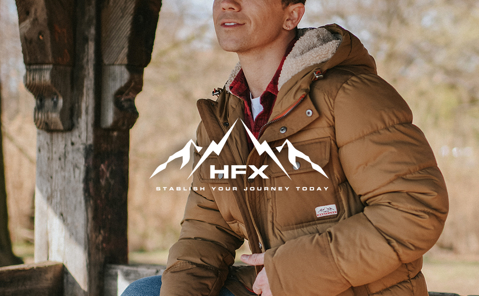 HFX Men's Reversible Shirt Jacket, Black at Amazon Men's