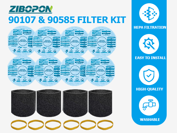 Amazon.com: 8 Pack 90107/90137 Reusable Dry Filters and 4