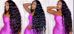 loose deep wave weave bundles human hair with closure