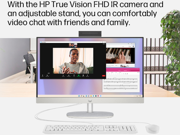 true vision fhd ir camera video chat adjustable stand height tilt 