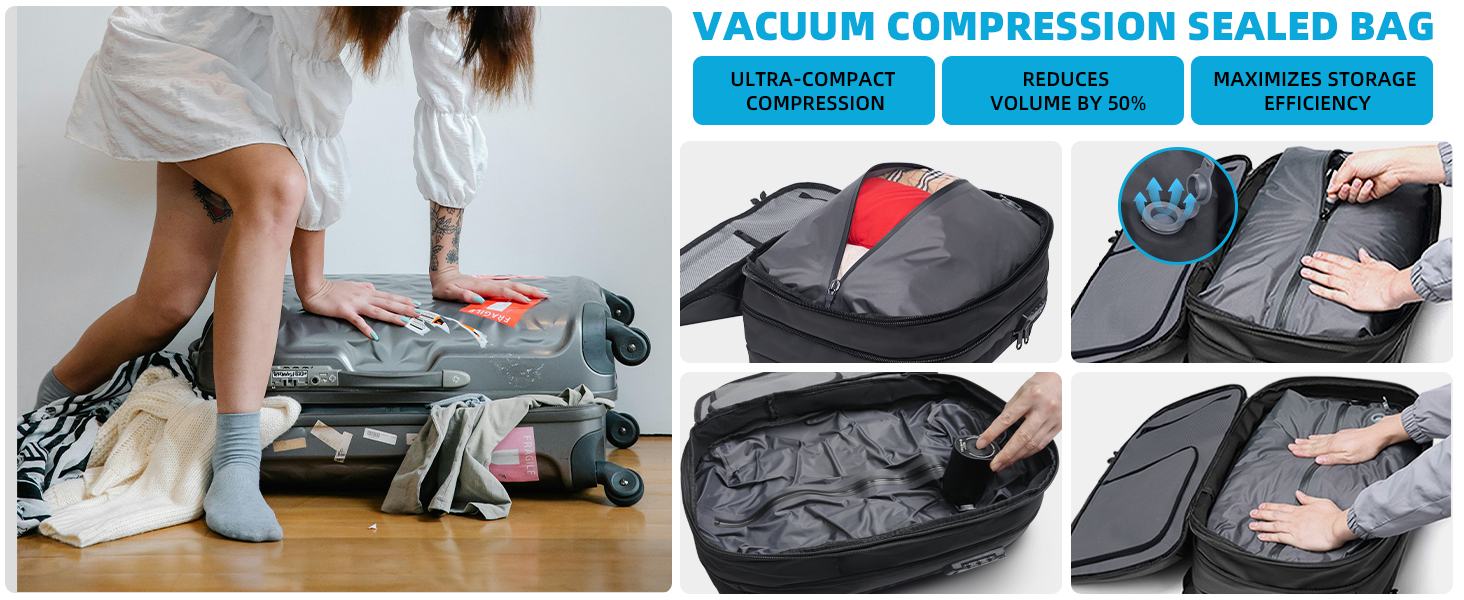 vacuum backpack travel