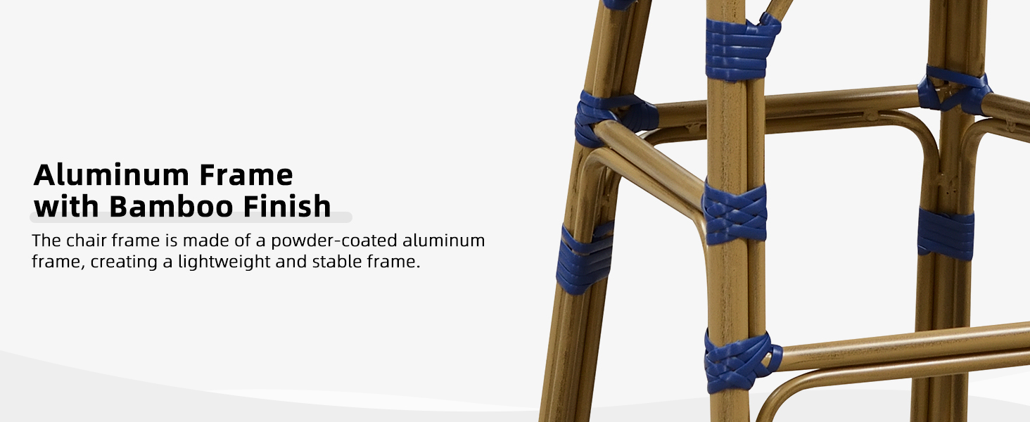 Aluminum Frame creating a lightweight and stable frame