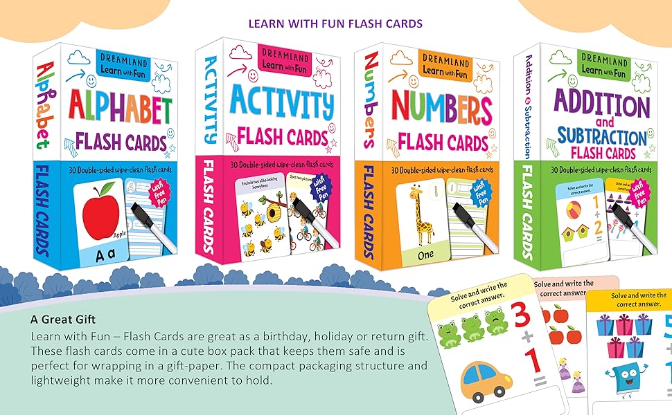 بطاقات تعليمية عن الجمع والطرح