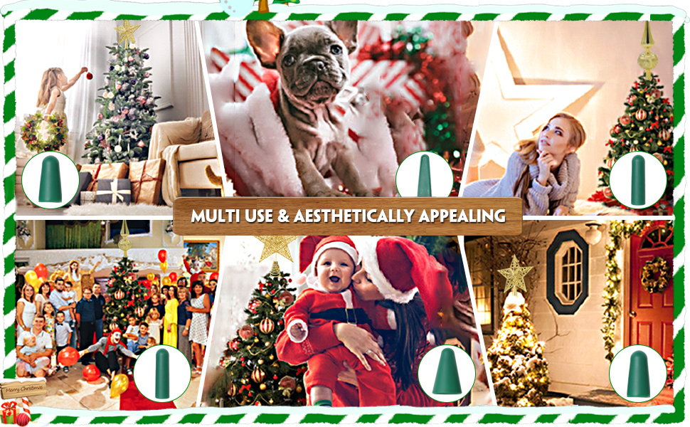 Christmas Tree Topper Holder Stabilizer, 4 PCs Universal