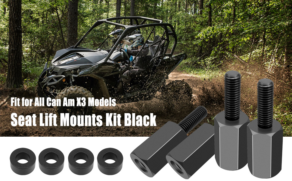 Seat Riser Fit for All Can Am X3 Models, 0.5" 1.5" 2.0
