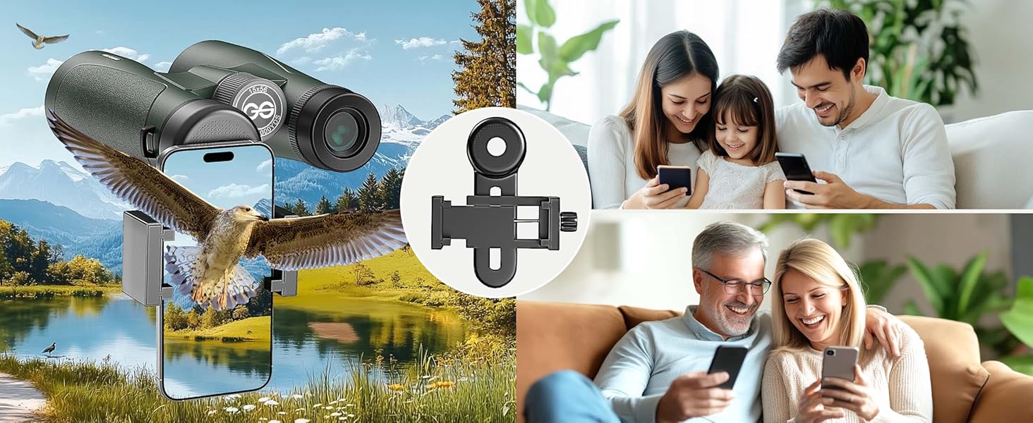 binoculars with phone adapter
