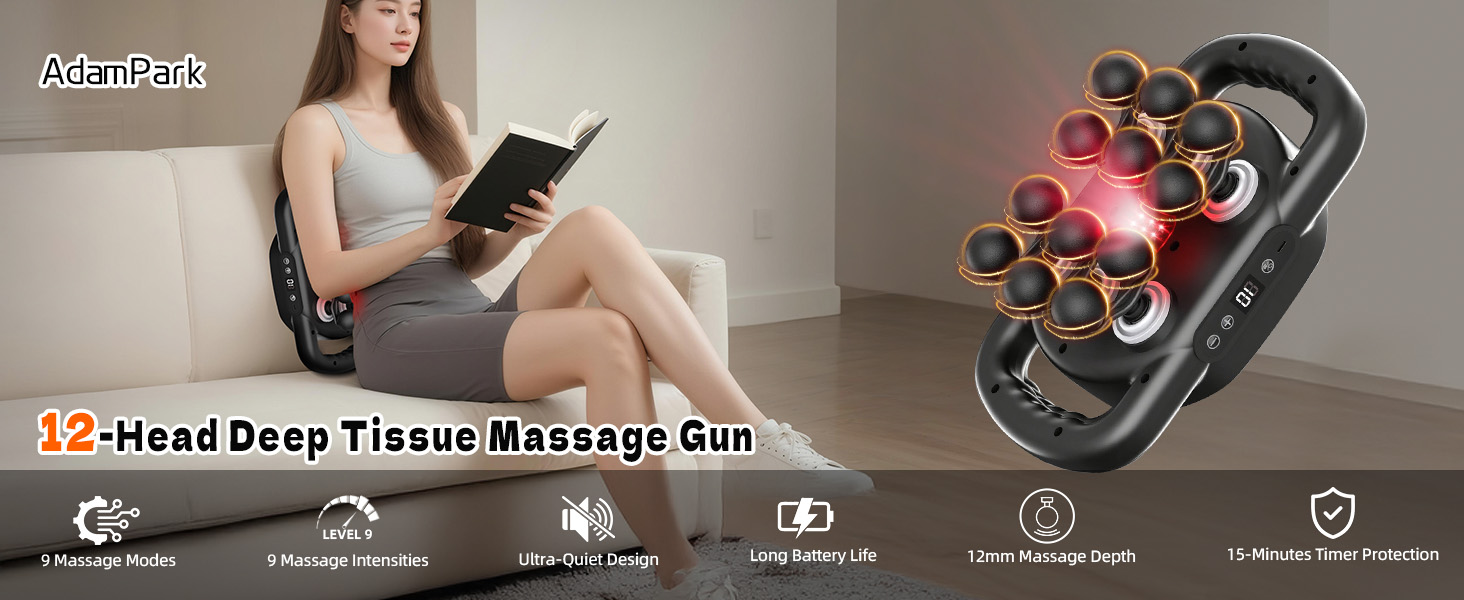 deep tissue muscle massage gun