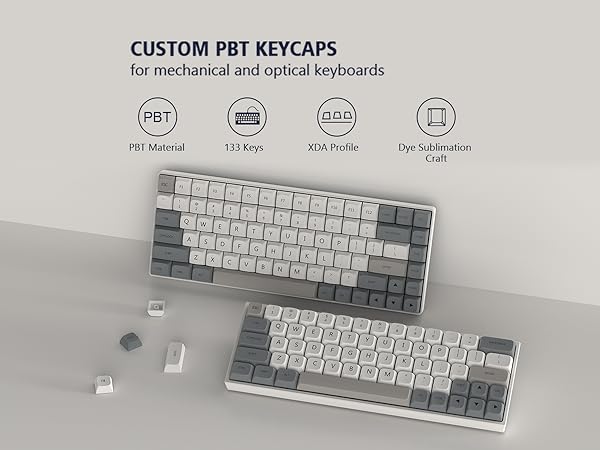 専用 roBa グレー Amazon.com: dagaladoo Retro keycaps Japanese Style Double