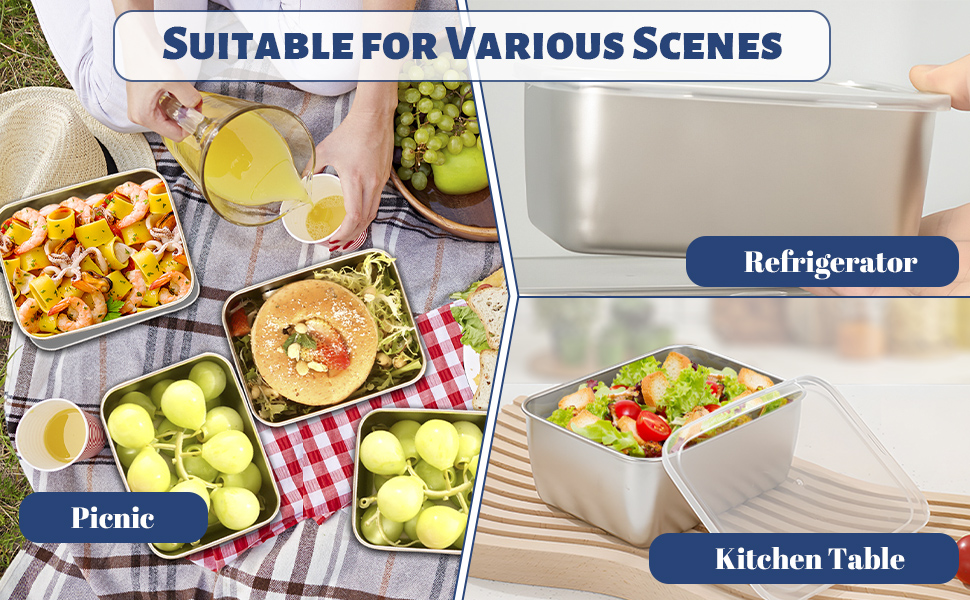food storage box travel snack container meal prep containers lunch boxes snack storage