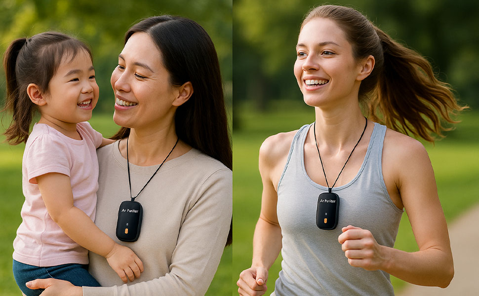 OxyHalo Wearable Air Purifier | Portable Hanging Neck Air Purifier