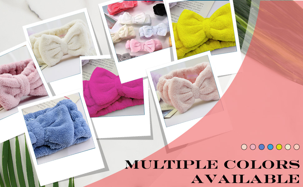 Microfiber Bowtie Headbands