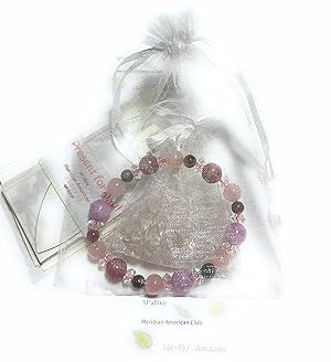ハート型ピンクトルマリン♡ムーンストーンブレスレット Amazon.co.jp: 【Malline 】愛に満ちた美しい天然石ブレスレット