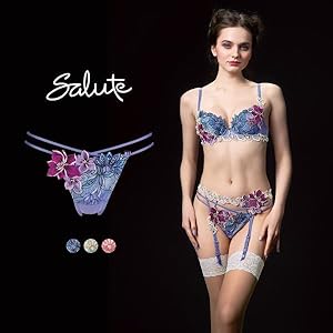 新品タグ付♡Salute サルート 80 ブラ&Tバック&ガーターセット D70 新品未使用 ワコール サルート ブラ Tバックショーツ ガーター