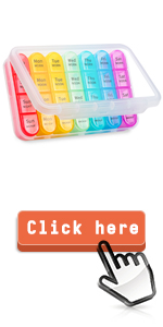 pill organizer 4 times a day am pm pill box weekly pill case 7 day pill dispenser