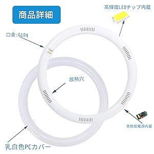 3個セットLED 丸型 (FCL) 30形+40形 昼白色 シーリング用 蛍光灯 NISSIN LUX LED蛍光灯 丸型 30形+40形セット 昼光色 LEDランプ丸