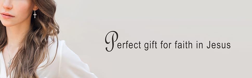 silver cross necklace