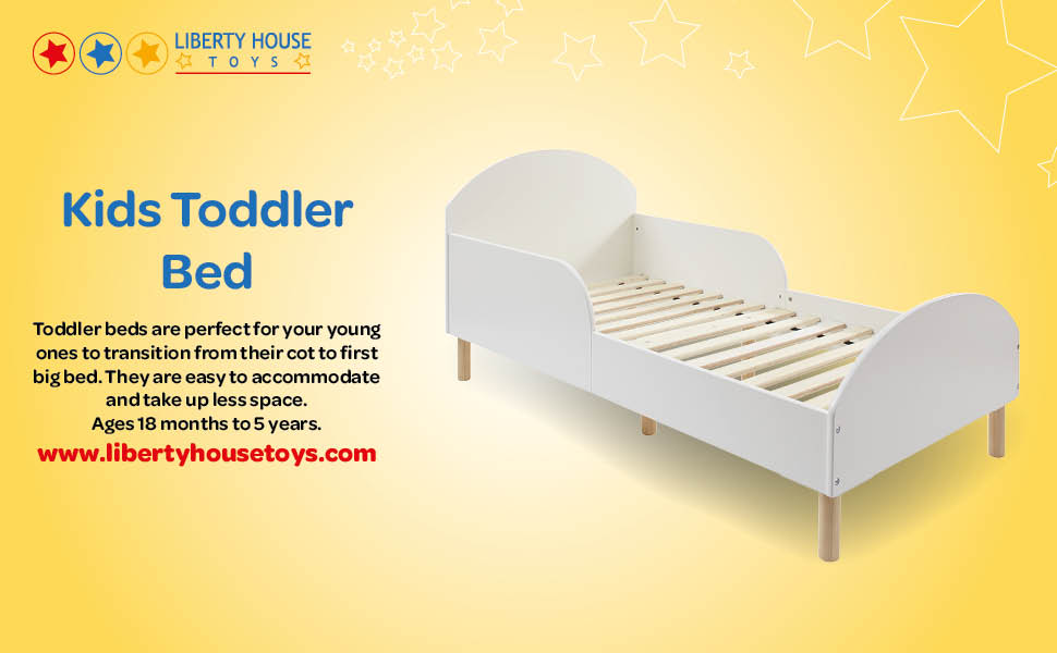 Kids toddler bed, kids bed, children's bed, toddler bed, child's bed, white bed, wooden bed, bed