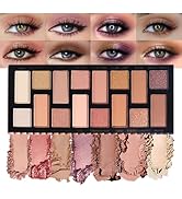 FeiCuiYun 16 Colors Eyeshadow Palette,Matte&Glitter&Shimmer Eyeshadow Makeup,Naturing-Looking,Hig...
