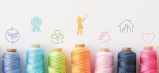 Durabilité, qualité, emballé avec amour, travail d'équipe, intérieur, personnalisé avec amour