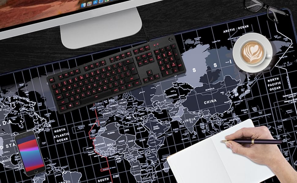 EXCOVIP Gaming Mouse Pad XXL,Anti-Skid 900x400mm Mouse Pads Extended ...