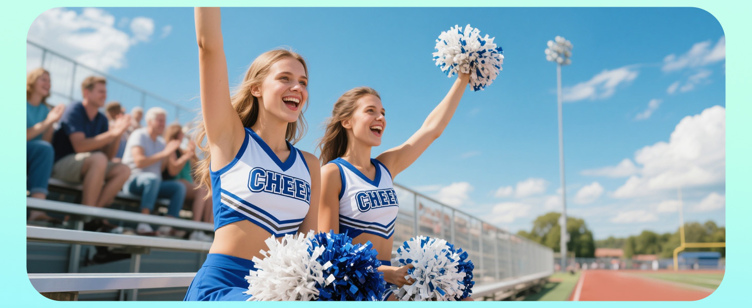 white cheer shoes for girls