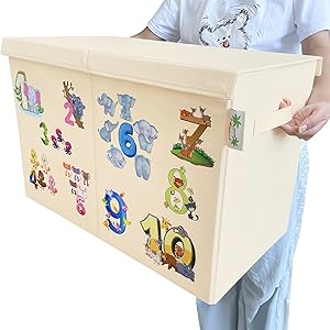 Lightweight Animal numbers Toy Box