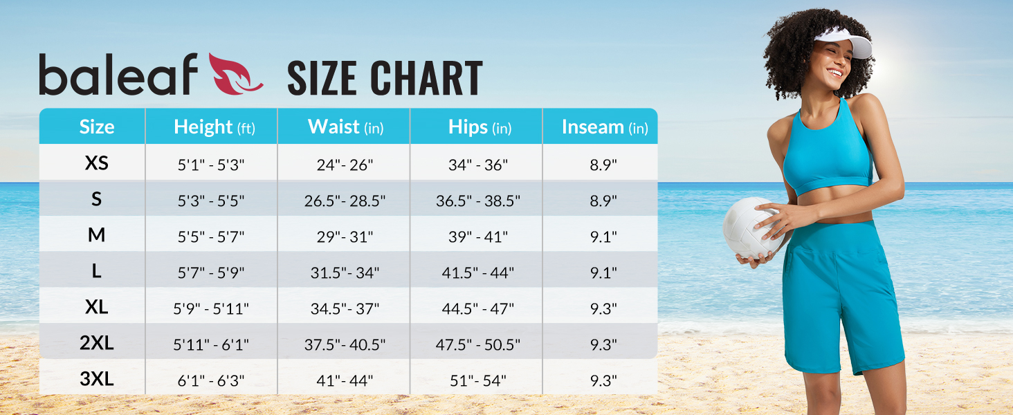 swim shorts for women board beach