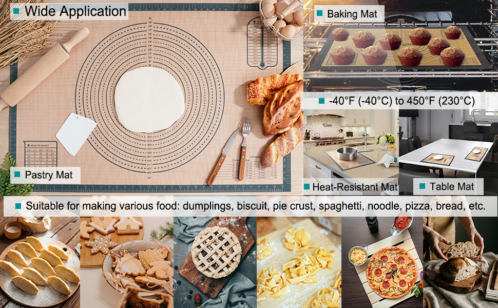 baking mats non stick silicone