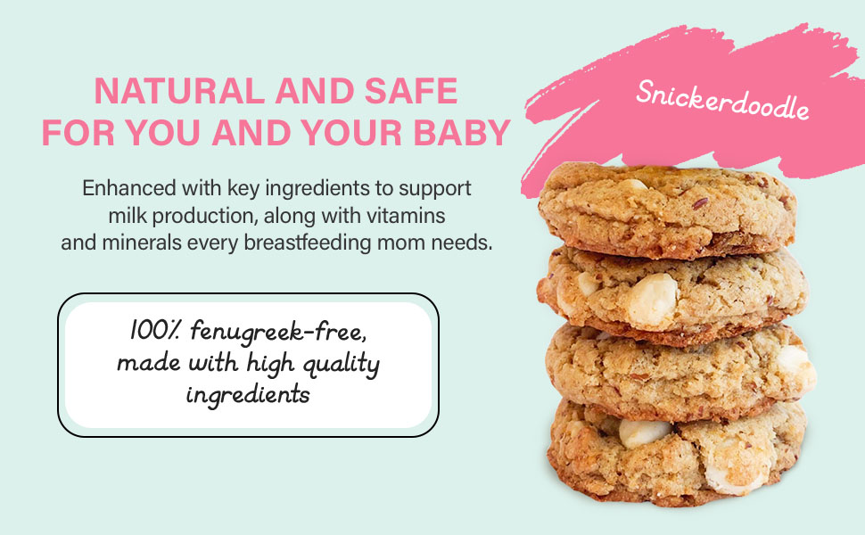 COOKIES, THEN MILK Quick Boost Lactation Cookies Mix with