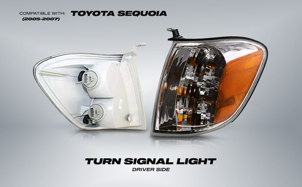 掛軸 136 Amazon.com: For Toyota Sequoia Turn Signal Light 2005 2006