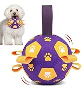 QDAN Interactive Dog Toys, Squeaky Moving Ball Toy with Remote Control, Music Modes Bouncing Ball...