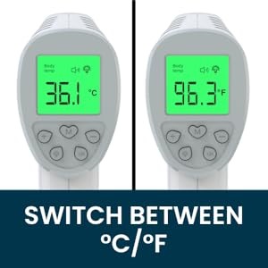 infrared thermometer, easycare infrared thermometer, vandelay infrared, forehead thermometer scanner