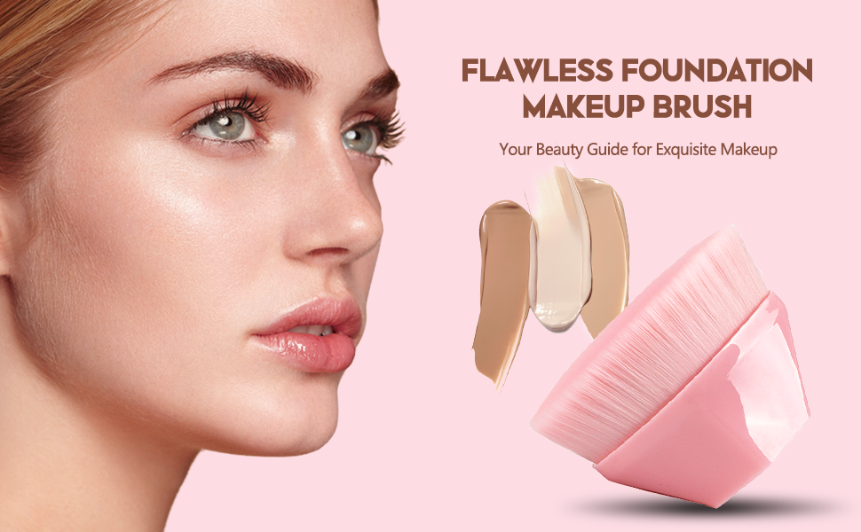 JOMAY Foundation Makeup Brush Flat Top Hexagonal Blush