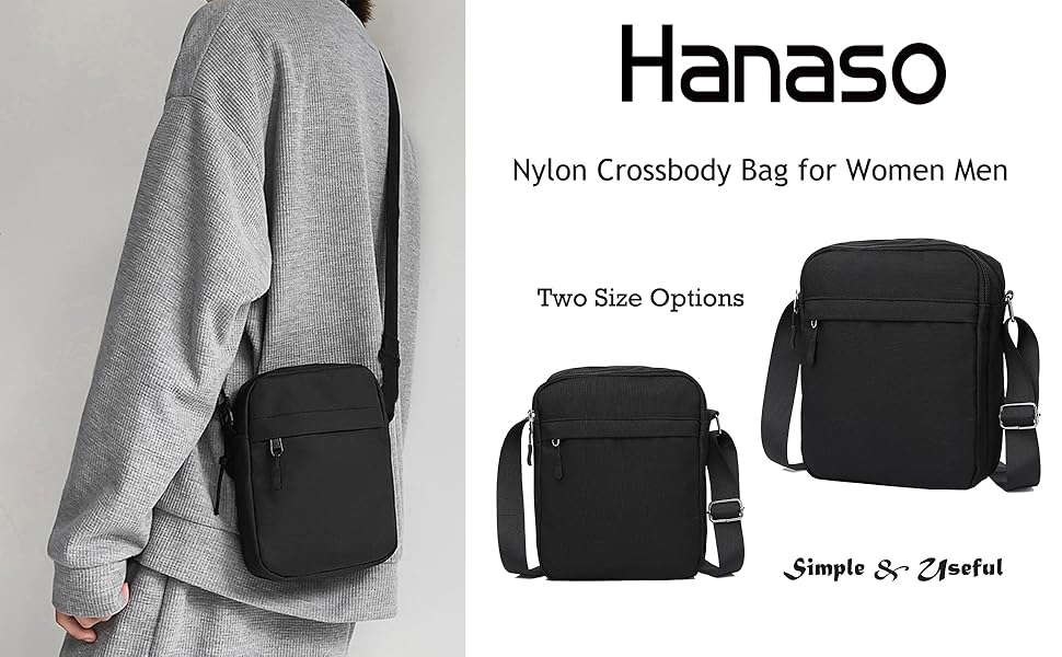 small nylon crossbody bag