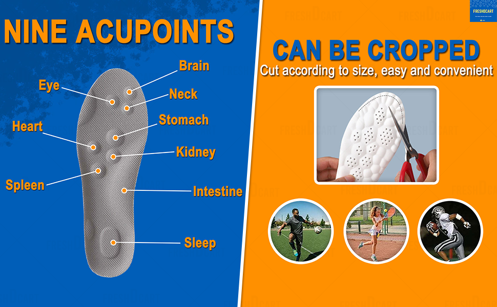 FreshDcart FDCA479 Height Increase Insole Invisible Increased Heel Shoe