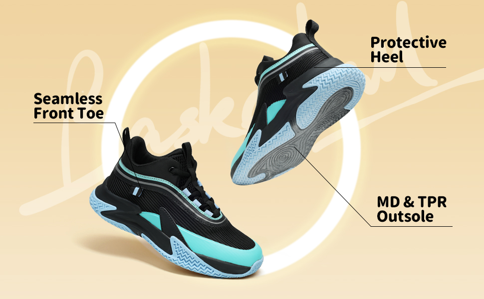 DREAM PAIRS Kids SDBS226K Basketball Shoes