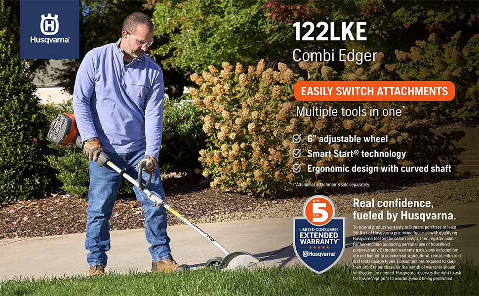 122LKe Attachment capable edger