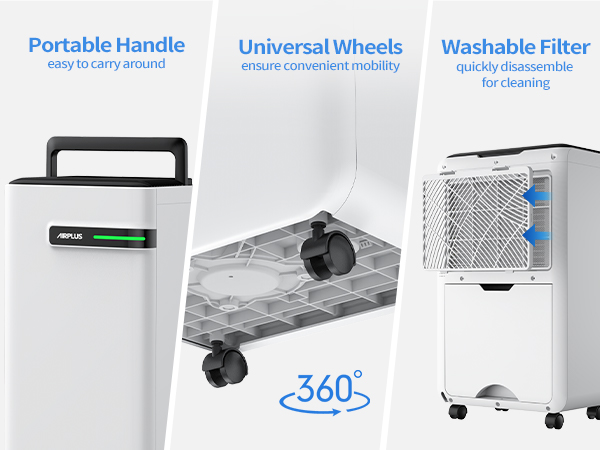 AIRPLUS Dehumidifier for Bedroom