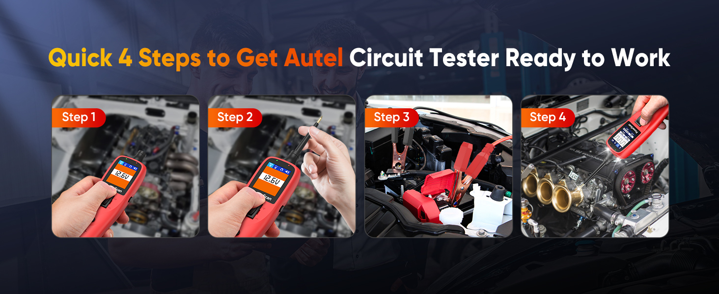 Autel PS100 automotive power probe-A+14