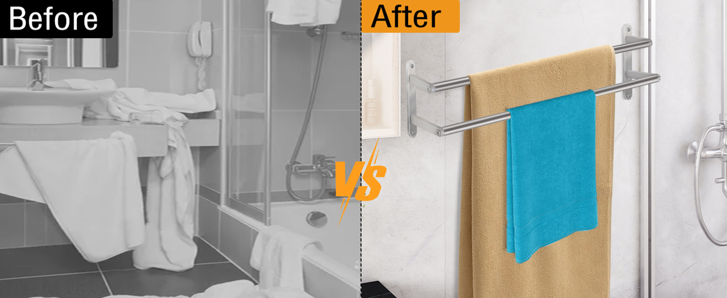Matte Black Towel Rack
