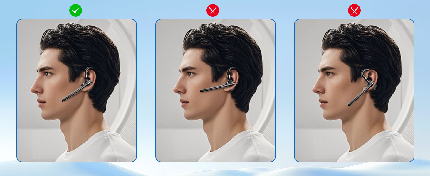 Available in three sizes, these headphones fit every ear perfectly. Ergonomic design.