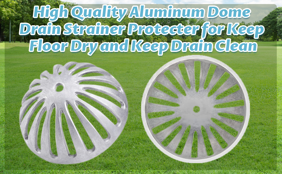 JISON21 Floor Sink Strainer Floor Drain Strainer Heavy Duty Aluminum