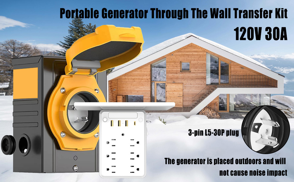 7500W Waterproof Portable Generator ThroughTheWall PWR