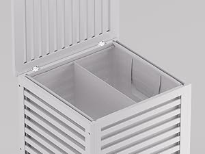 2 SECTIONS LAUNDRY HAMPER