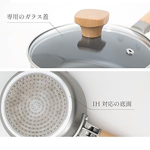 Amazon | every U. アルミ製 雪平鍋 ガラス蓋付 Daikin Silkware